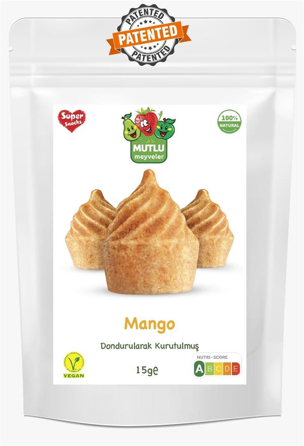 MUTLU MEYVELER Dondurularak Kurutulmuş Mango Drop 15 g