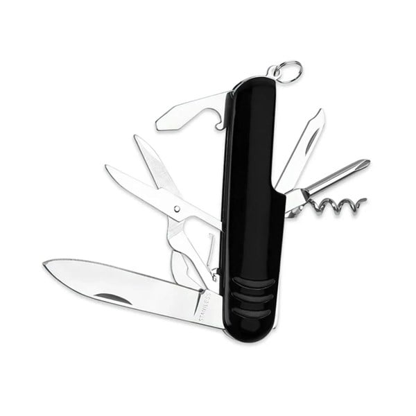 7 Fonksiyonlu Çok Amaçlı İsçivre Çakısı Siyah