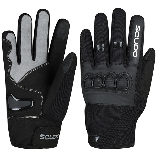 Scudo Parma Lady WP1 Waterproof Kışlık Kadın Motosiklet Eldiveni Siyah - CE EN 13594:2015 Sertifikalı