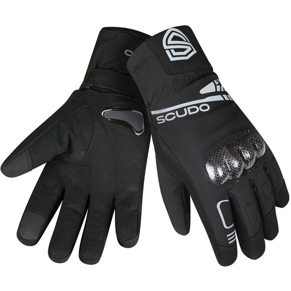 Scudo Parma WP Carbon 1 Waterproof Uzun Parmak Kışlık Motosiklet Eldiveni - CE EN 13594:2015 Sertifikalı