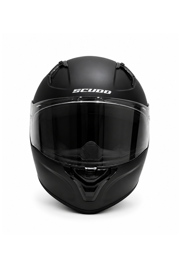 Scudo S Full Face Kapalı Motosiklet Kaskı Ece 22.06 Sertifikalı Mat Siyah