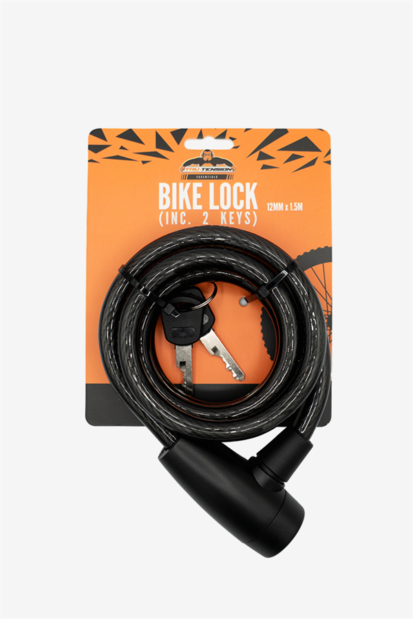 Tru-Tension BC114 Bike Lock 12 mm X 1.5 m Anahtarlı Bisiklet Kilidi