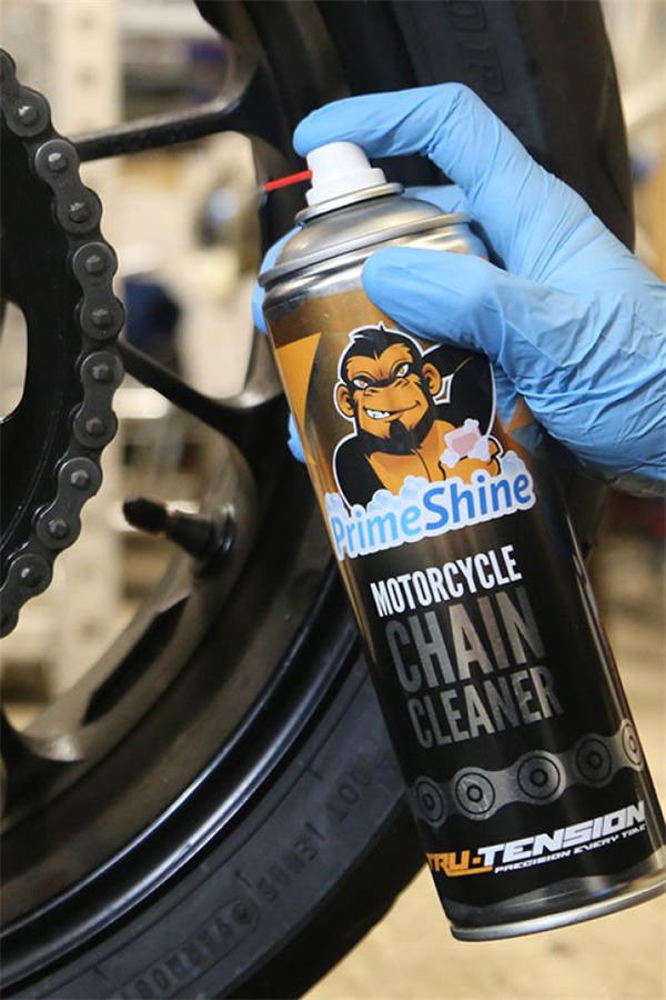 Tru-Tension M010 PrimeShine Chain Cleaner 500ml Motosiklet Zincir Temizleme Spreyi