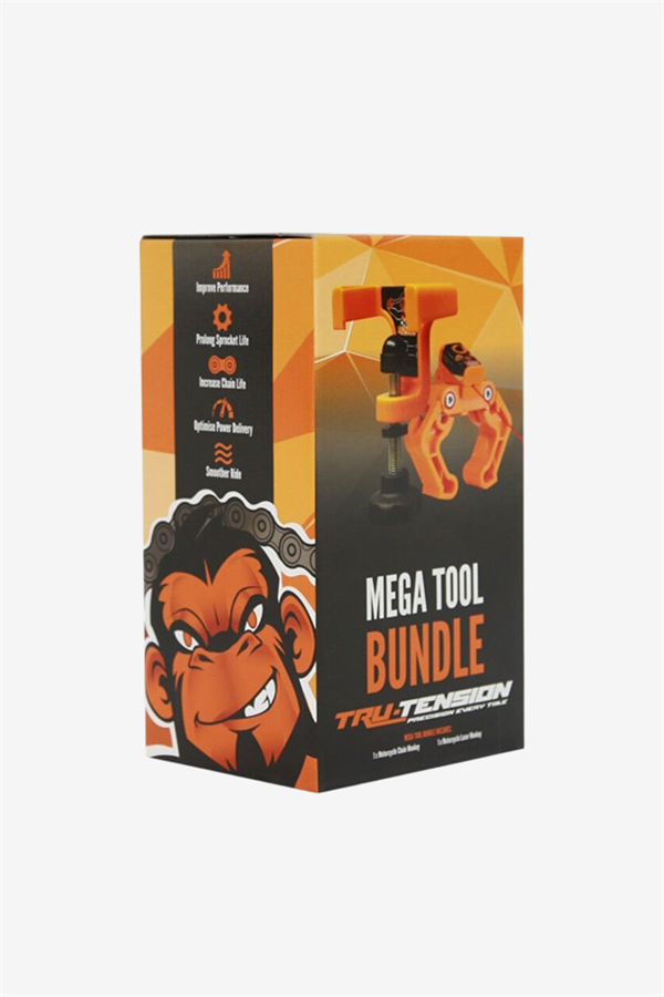 Tru-Tension M014 Mega Tool Bundle Chain Monkey & Laser Monkey Motosiklet Alet Seti