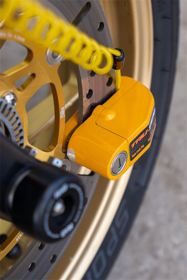 Tru-Tension M153 Motorcycle Alarm Disc Lock 110 Db Alarmlı Motosiklet Disk Kilidi