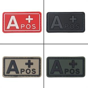 A RH (+) Pozitif Kan Grubu Patch Arma