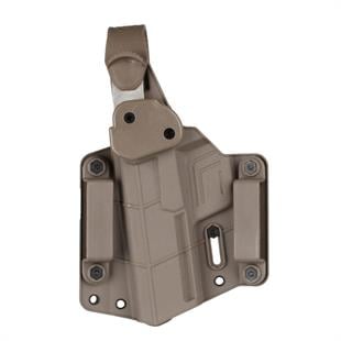 Akar Sarsılmaz SAR9 - SAR9 Mete Polimer Taktik Kılıf Kapalı Sistem Seviye 2 Kilitli Çöl Rengi