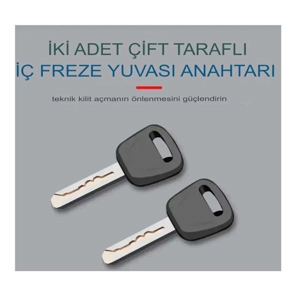 Alarmlı Motosiklet Disk Kilidi 110 Desibel Su Geçirmez Hareket Sensörlü Siyah