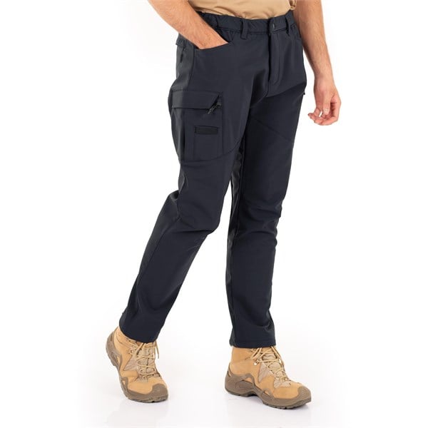 Alpha Softshell Taktik Pantolon İçi Polarlı Çok Cepli Lacivert