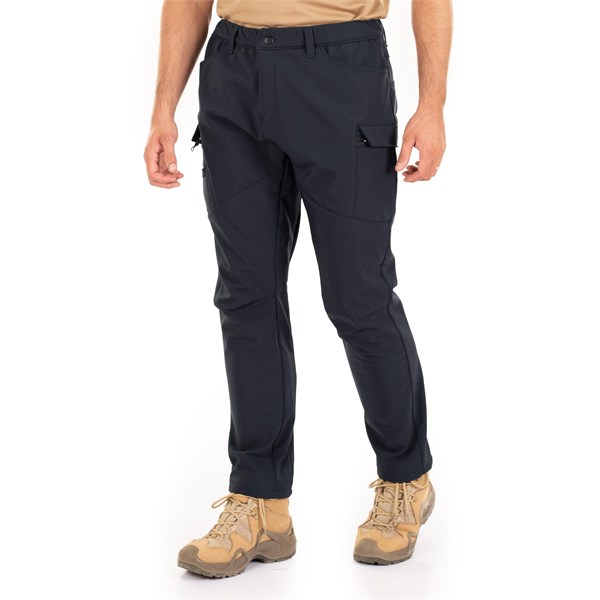 Alpha Softshell Taktik Pantolon İçi Polarlı Çok Cepli Lacivert
