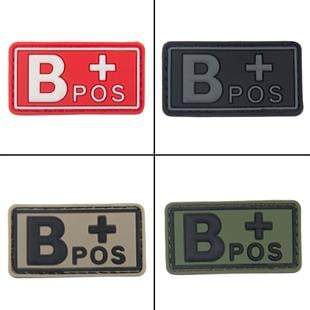 B RH (+) Pozitif Kan Grubu Patch Arma