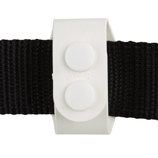 Beyaz Trafik Polisi Polimer Palaska Sabitleyici Çıtçıt Yeni Versiyon