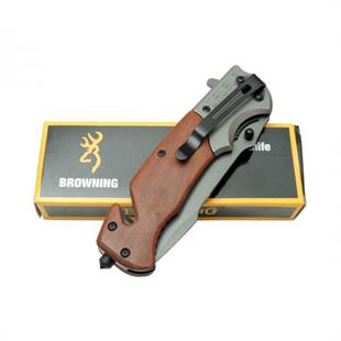 Browning Taktik Kurtarma Çakısı Gül Kabza 23cm