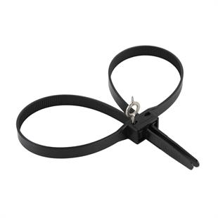 Çiftli Plastik Polis Kelepçesi Cırt Anahtarlı Kelepçe