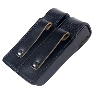 Çiftli Şarjör Kılıfı Deri