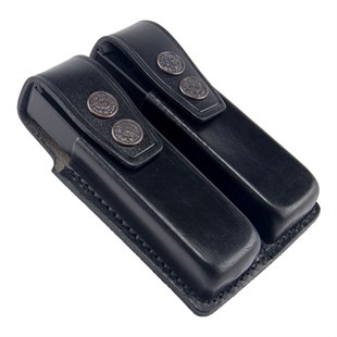 Çiftli Şarjör Kılıfı Deri