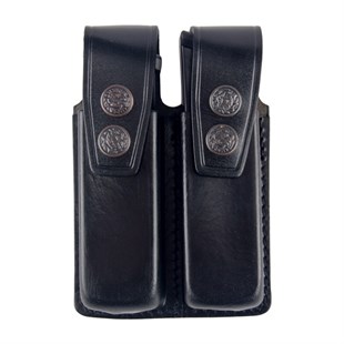 Çiftli Şarjör Kılıfı Deri