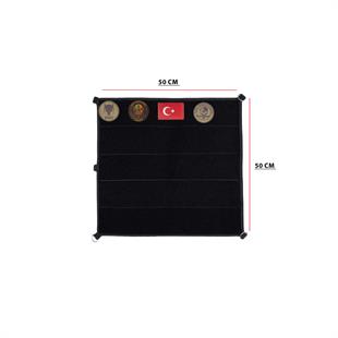 Cırtlı Patch Duvarı- Siyah