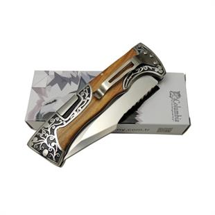 Columbia Avcı Çakısı Ağaç Kabza 22.5cm