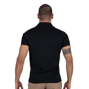 Combat Tactical Polo Yaka Kısa Kollu Taktik Tişört Siyah 802 Pike