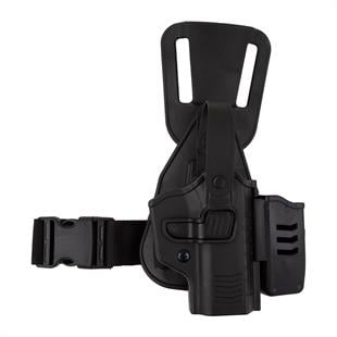 To Gun Holster 14lü Browning Alçak Taşıma Tabanca Kılıfı Seviye 2 Önü Şarjörlüklü Siyah