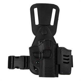 To Gun Holster CZ 75B Alçak Taşıma Tabanca Kılıfı Önü Şarjörlüklü Siyah