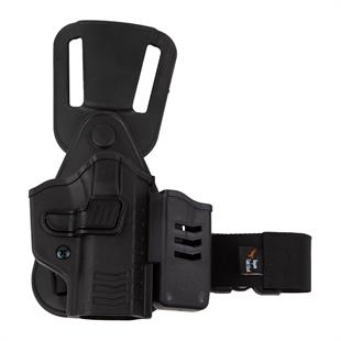 To Gun Holster Sarsılmaz K11 Alçak Taşıma Tabanca Kılıfı Önü Şarjörlüklü Siyah