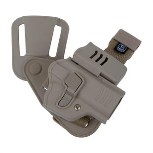 To Gun Holster Sarsılmaz K11 Alçak Taşıma Tabanca Kılıfı Önü Şarjörlüklü Çöl Rengi