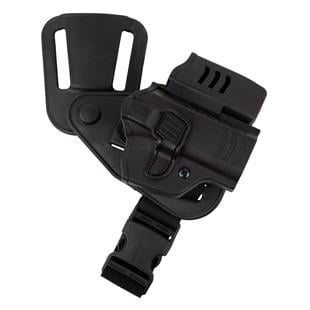 To Gun Holster Tisaş Zig 14 Alçak Taşıma Tabanca Kılıfı Önü Şarjörlüklü Siyah