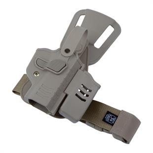 To Gun Holster Tisaş Zig 14 Alçak Taşıma Tabanca Kılıfı Seviye 2 Önü Şarjörlüklü Çöl Rengi