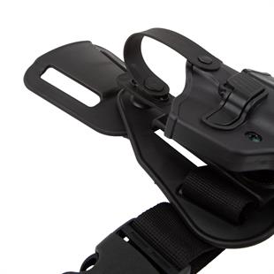 To Gun Holster Tisaş Zig 14 Alçak Taşıma Tabanca Kılıfı Seviye 2 Önü Şarjörlüklü Siyah