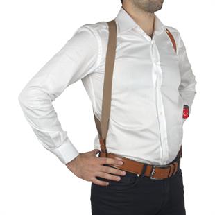 Dik Deri Koltuk Altı Tabanca Kılıfı Taba-Universal