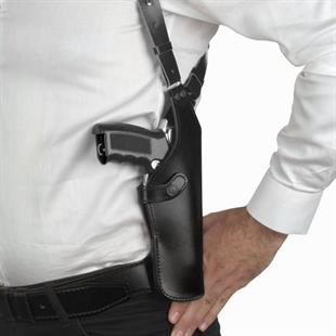 Dik Deri Koltuk Altı Tabanca Kılıfı-Universal