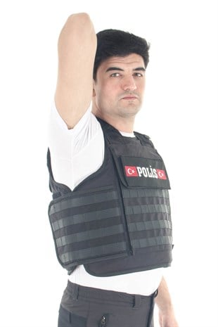 Dış Çelik Yelek-Seviye 3A Görev Yeleği Siyah