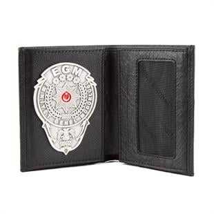 EGM Gümüş Rozetli Polis Cüzdanı