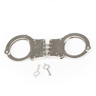 EGM Metal Menteşeli Polis Kelepçesi Krom