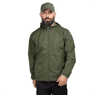 Erkek Kapüşonlu Outdoor Rüzgarlık Haki