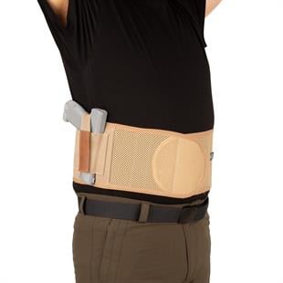 Fileli Korse Tabanca Kılıfı Bej Renk