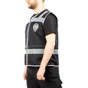 Fileli Polis Yeleği-Lacivert