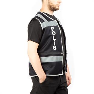 Fileli Polis Yeleği-Lacivert