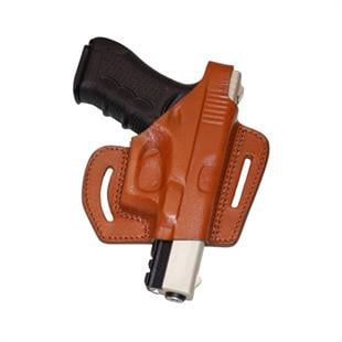 Glock 19 Deri Tabanca Kılıfı Taba Baskılı Açık