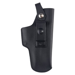 Glock Deri Tabanca İç Kılıfı Yumuşak Deri Siyah