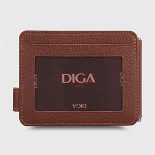 Hakiki Deri Çift Taraflı Para Tokalı Mini Rozetli Jandarma Genel Komutanlığı Cüzdanı Taba