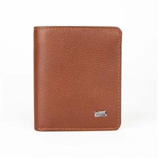 Hakiki Deri Klasik Model Erkek Cüzdanı Taba