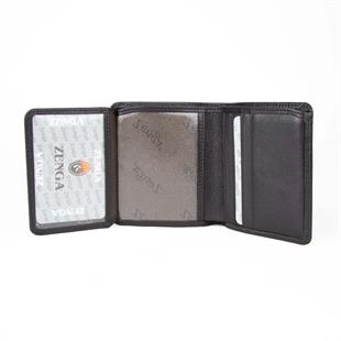 Hakiki Deri Klasik Model Erkek Cüzdanı Siyah