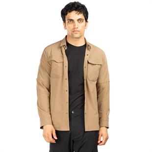 HoverGym Flexible Hafif Taktik Gömlek - Çöl Rengi