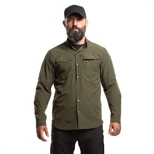 HoverGym Flexible Hafif Taktik Gömlek - Haki