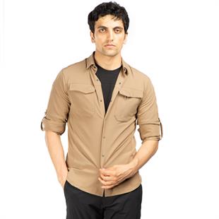 HoverGym Flexible Hafif Taktik Gömlek - Çöl Rengi