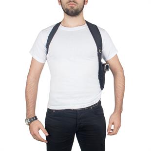 Neopren Koltuk Altı Tabanca Kılıfı Klipsli Model Siyah