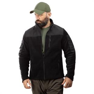 Hovergym Softshell Garnili Taktik Outdoor Polar-Siyah